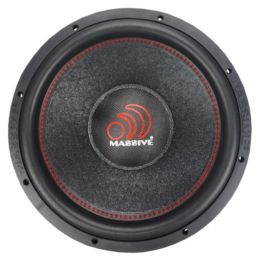 Massive Audio SUMMOXL154 15" 3000W Peak Dual 4-Ohm Voice Coil DVC Car Subwoofer