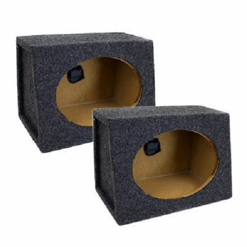 Q-Power TW6X9 6" x 9" Angled / Slanted Font Car Audio Speaker Box Enclosure Pair