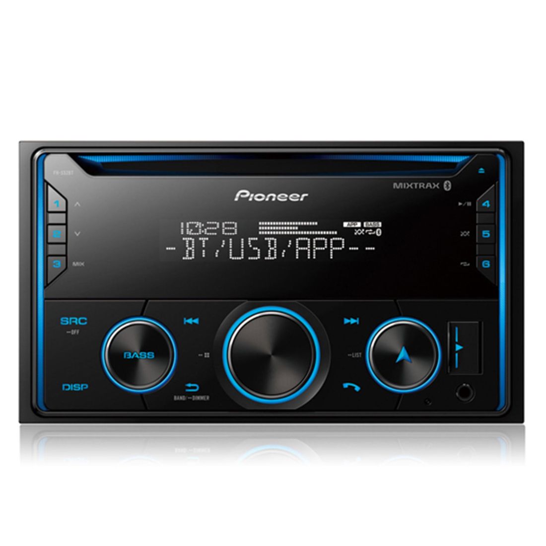 Pioneer FH-S52BT 2-DIN In-Dash CD Bluetooth Receiver Android iPhone Smart Sync
