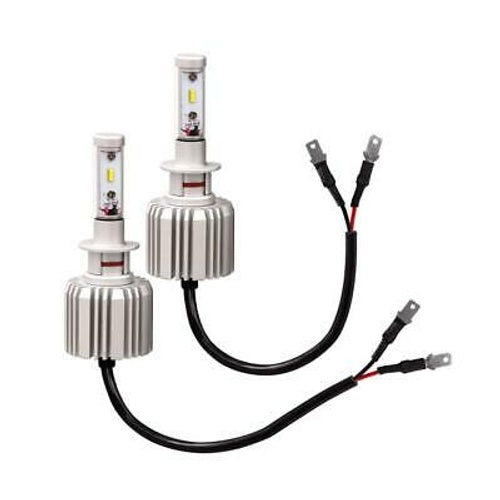 Heise HE-H1LED 6000 Lumens 25W Per Bulb Replacement H1 LED Headlight Kit