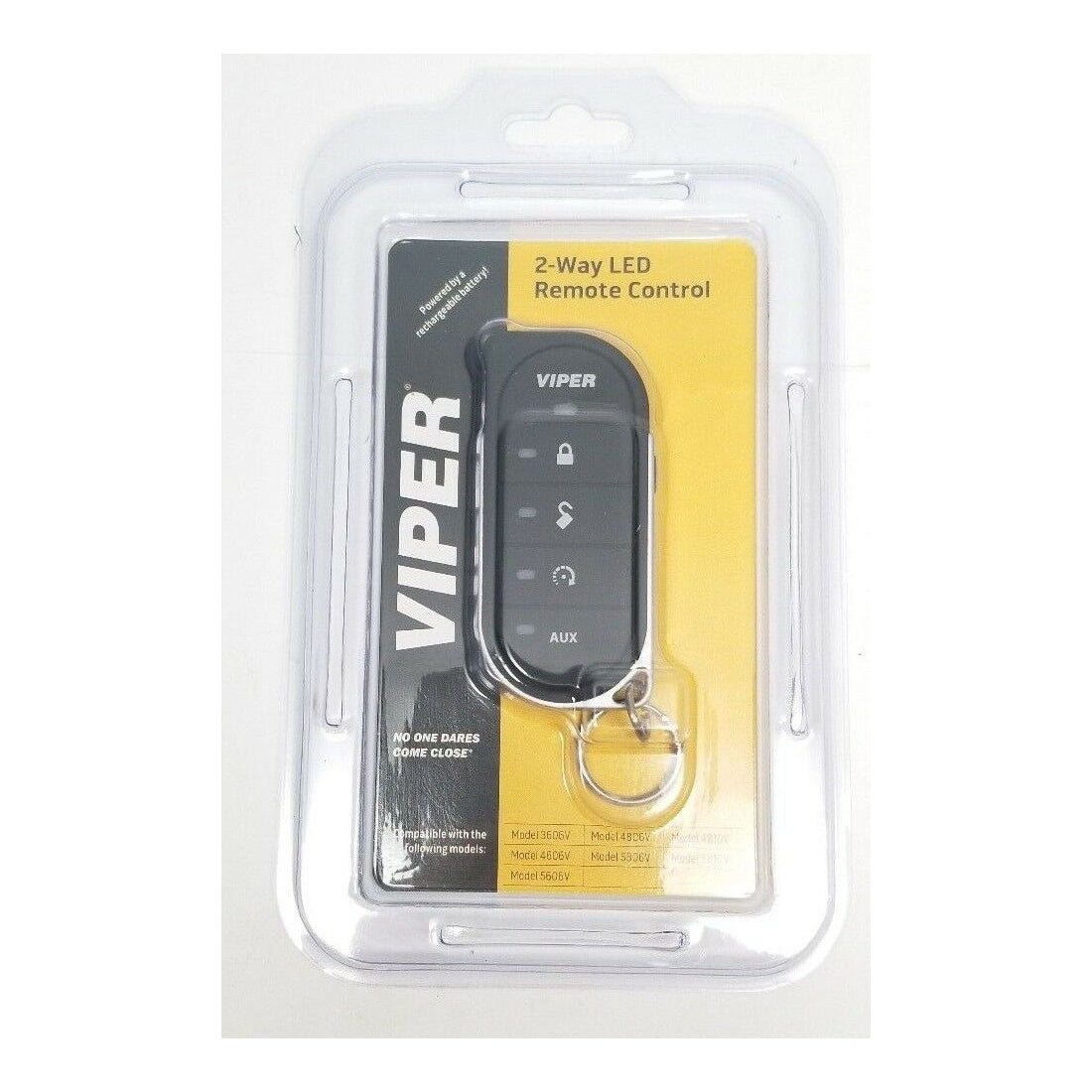 Viper 7857V 2-Way LED Remote Control - Black