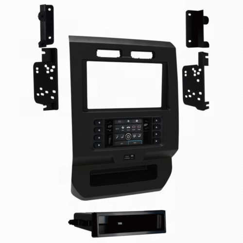 Metra 99-5834CH 1 or 2-DIN Dash Kit for Select 2015-Up Ford F-150 Vehicles