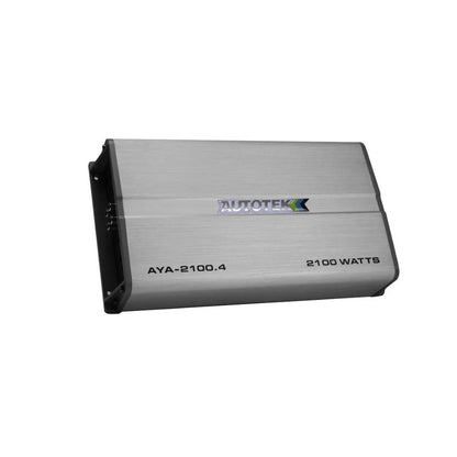 Autotek AYA-2100.4 2100 Watts Max Power 4 Channel Alloy Car Audio Amplifier