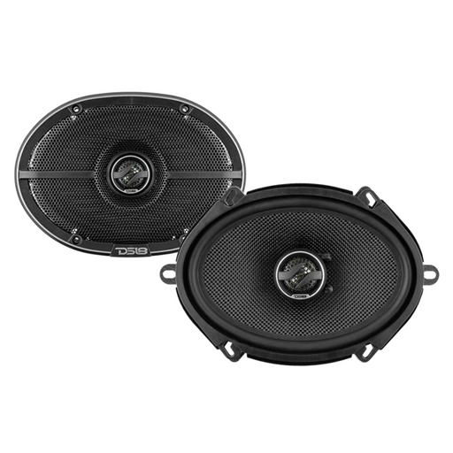 DS18 ZXI-574 5" x 7" 2-Way 240W Max 4-Ohm Coaxial Speakers w/ Kevlar Cone (Pair)