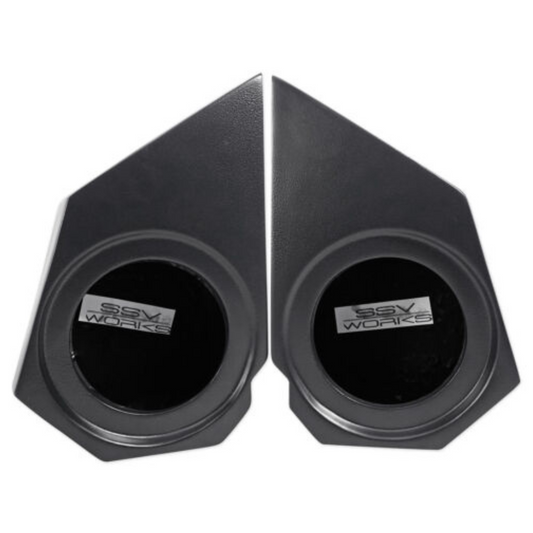 SSV Works SS-SPP65-U Unloaded 6.5" Side Panel Speaker Pods for Polaris Slingshot