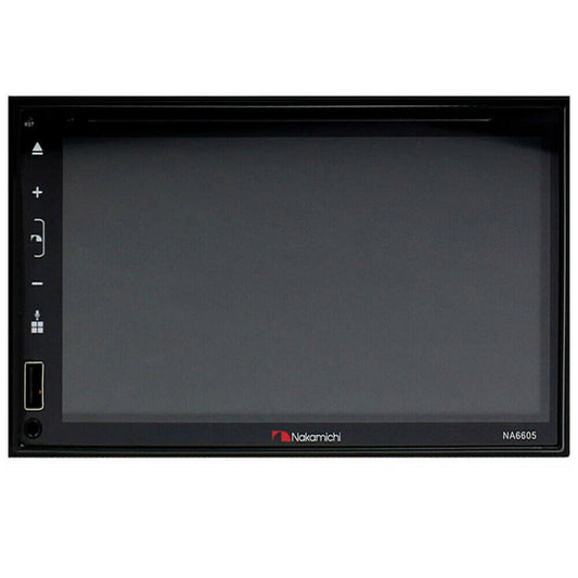 Nakamichi NA6605 2-DIN CD/DVD Bluetooth Car In-Dash Receiver w/ 6.8" Touchscreen