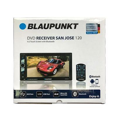 Blaupunkt SAN JOSE 120 2-DIN Car In-Dash DVD Bluetooth Receiver 6.2" Touchscreen