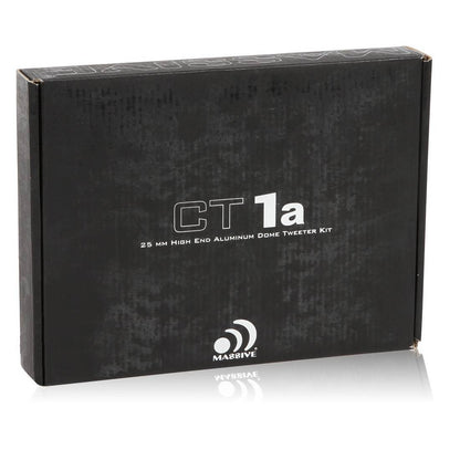 Massive Audio CT1A 120 Watts Max Power 25mm (1 Inch) 4-Ohms Car Stereo Aluminum Dome Tweeters