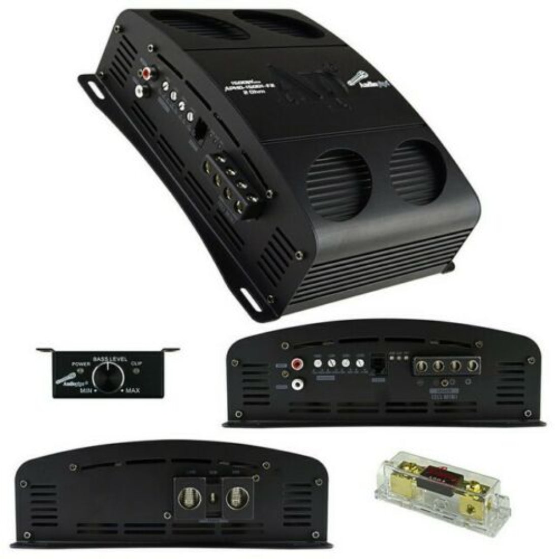 Audiopipe APHD-15001-F2 1-CH Monoblock 1500W Class D Full Bridge Car Amplifier