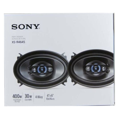 Sony XS-R4645 4" x 6" 200 Watts Max XSR Series 4-Way 4 ohm Car Audio Coaxial Speakers