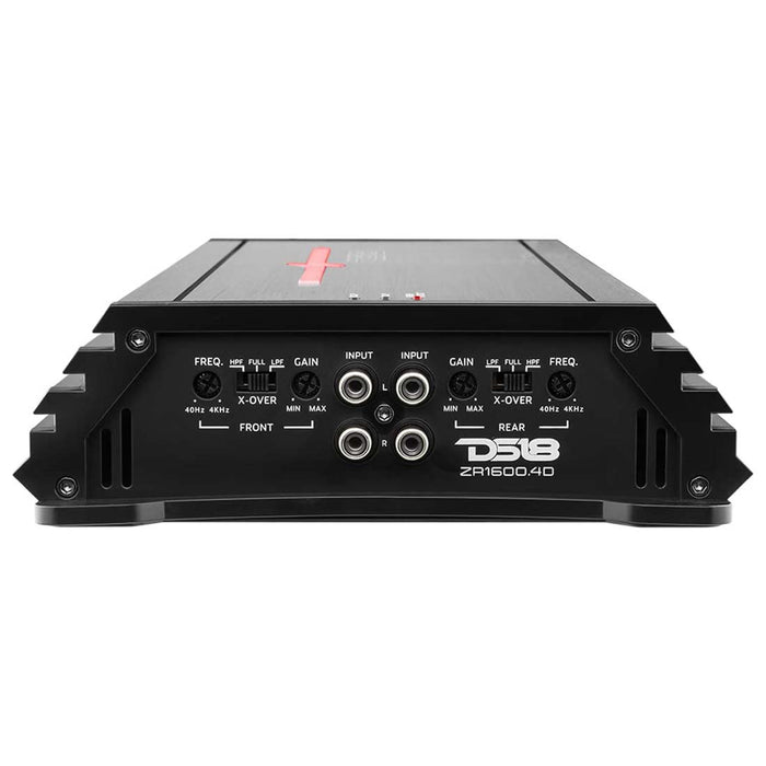 DS18 ZR1600.4D 4-Channel 7200W Peak Class-D Full Range Car Audio Amplifier