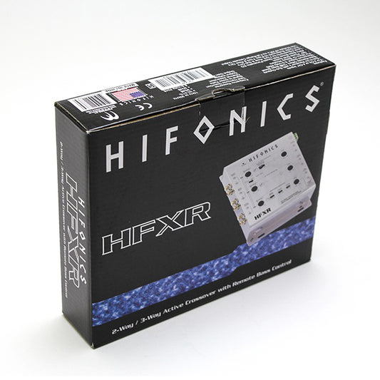 Hifonics HFXR 2-Way / 3-Way Electronic Active Crossover w/ Remote Bass Control