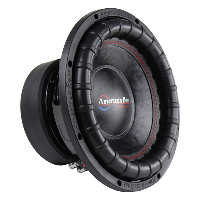 American Bass E-1244 12" 2400W Max Dual 4-Ohm Voice Coil Car Audio Subwoofer