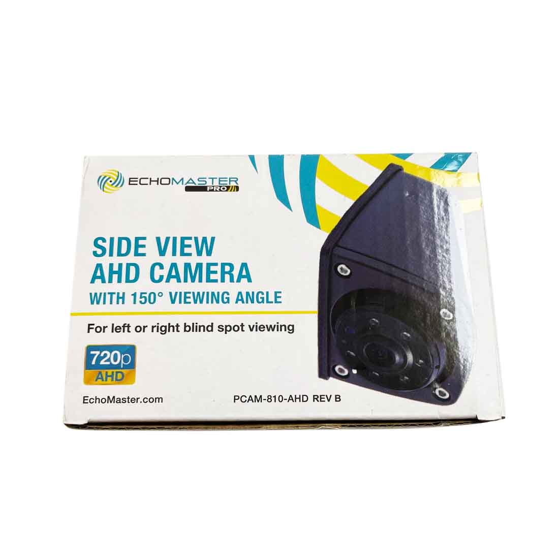 EchoMaster PCAM-810-AHD REV B Side View 720p AHD Camera w/ 150° Viewing Angle
