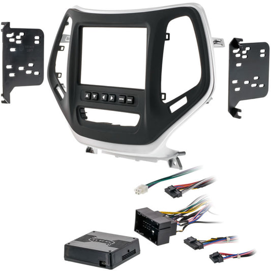 Metra 99-6526S Double DIN Dash Kit for Select 2014-Up Jeep Cherokee Vehicles