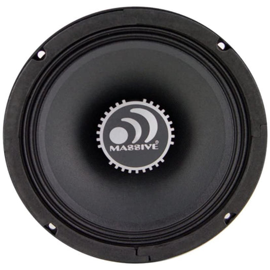 Massive Audio M8S 8" 300W 4-Ohms Car Stereo Shallow Mount Midrange Speaker