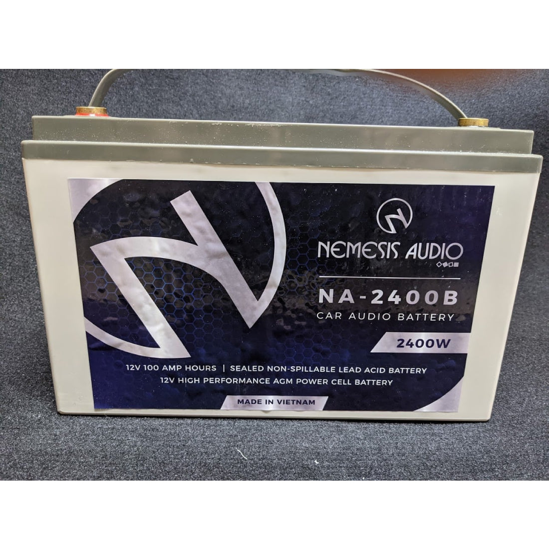 Nemesis NA-2400B 12 Volts High Performance AGM Power Cell Battery