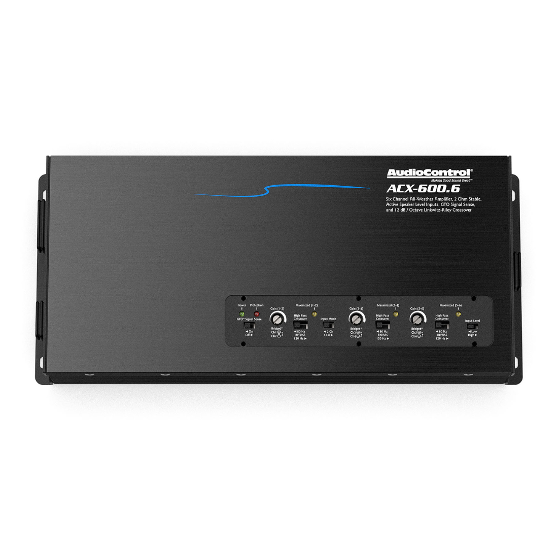 AudioControl ACX-600.6 Marine Powersports IPX6 All-Weather 6-Channel Amplifier