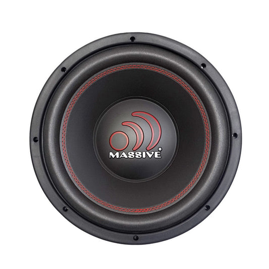 Massive Audio MMA124 12" 1000W Max Dual 4 Ohm Voice Coil DVC Car Audio Subwoofer