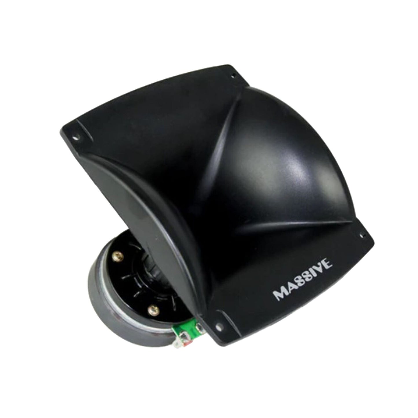Massive Audio F3 1" Screw-On Car Audio ABS 60x40 Bi-Radial Flare Horn
