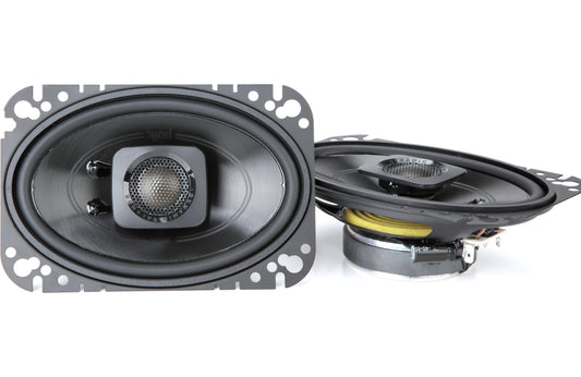 Polk Audio DB462 4" x 6" 150W Max 2-Way 4-Ohm Car Marine Stereo Coaxial Speakers