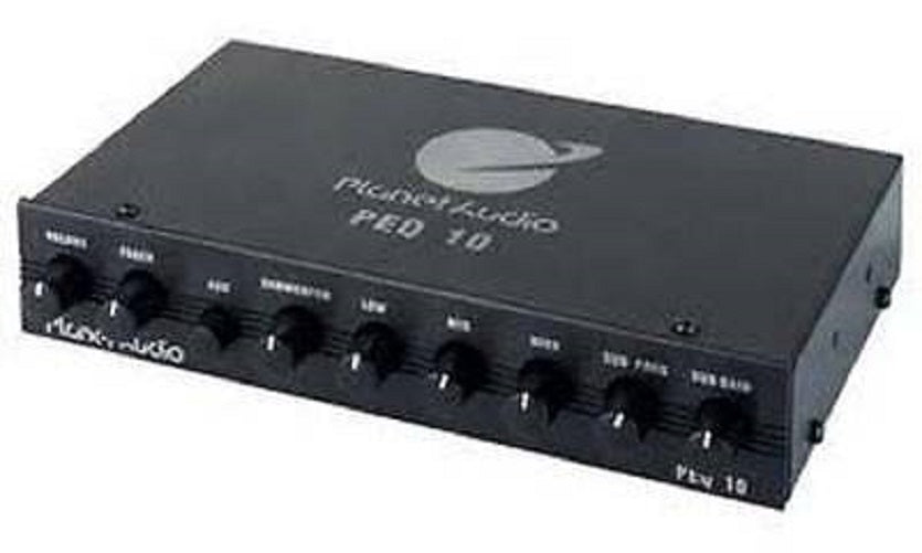Planet Audio PEQ10 4-Band Graphic Equalizer w Subwoofer Output