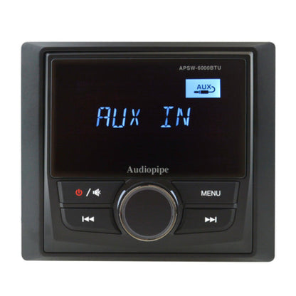 Audiopipe APSW-6000BTU Marine Stereo Multimedia Head Unit w/ 3" HD LCD Display