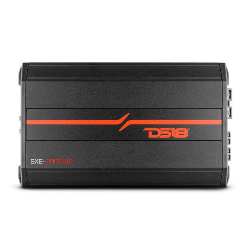DS18 SXE-3000.4D/BK 4-Channel 3000W Peak Class-D Full Range Car Amplifier(BLACK)