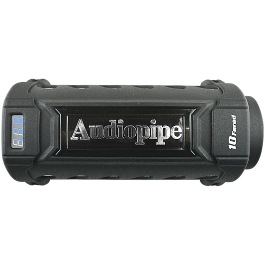 Audiopipe ACAP-D1000 10 Farad Capacitor w/ Digital Display & Status Indicator