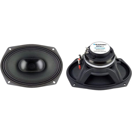 Blaupunkt MPH69 6" x 9" 500W Max 4-Ohm Car Pro Full Range Coaxial Horn Speakers