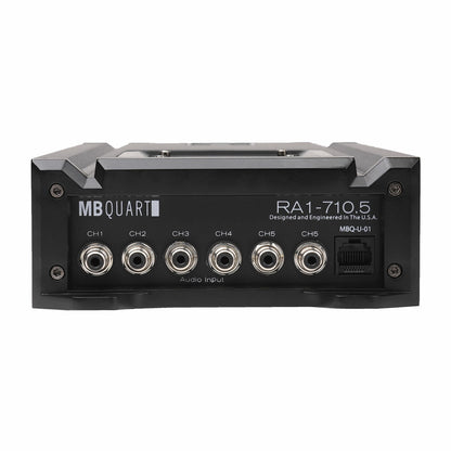 MB Quart RA1-710.5 700W Max 5-Channel Class-D Car Audio Amplifier w/ Bass Remote