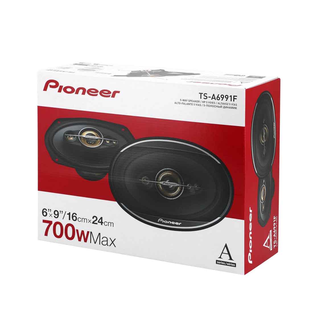 Pioneer TS-A6991F 6" x 9" 5-Way 700W Max Power 4-Ohms Car Audio Coaxial Speakers