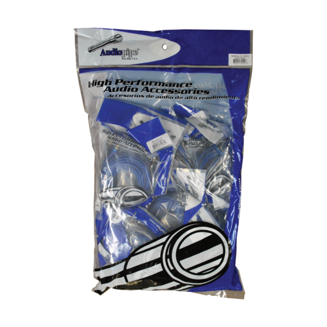 Audiopipe BMS-BLS 15' Superflex RCA Cables - 10 Pcs Per Bag