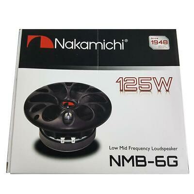 Nakamichi NMB-6G 125 W Max 6" Low Mid Bass 4-Ohms Stereo Car Audio Speaker