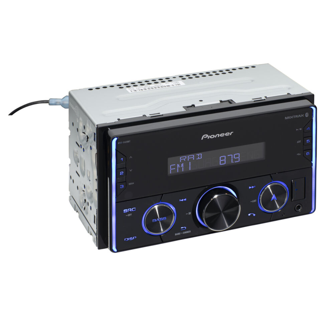 Pioneer MVH-S420BT 1-DIN Car Stereo In-Dash Digital Media Receiver w/ Bluetooth