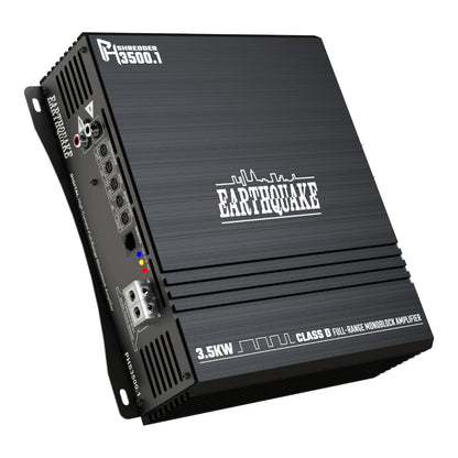 Earthquake PHS3500.1 1-CH Monoblock 3500W Class-D Car Audio Full Range Amplifier