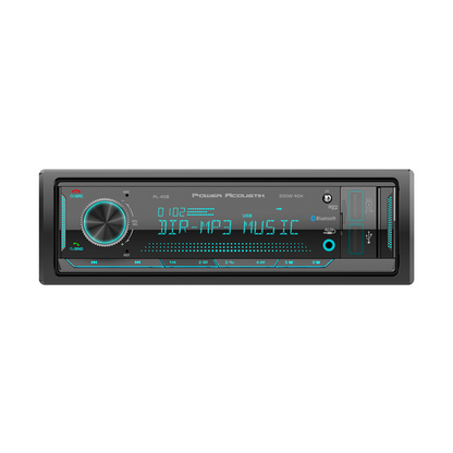 Power Acoustik PL-40B 1-DIN Bluetooth Digital Media Receiver w/ Dual USB Ports