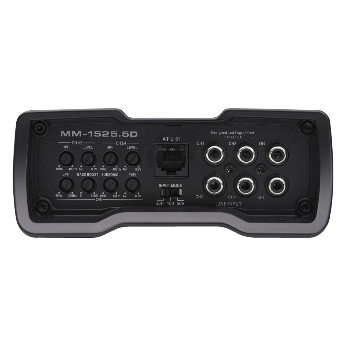 Autotek MM-1525.5D 1500W Max 5-Channel Class-D Car Audio Compact Amplifier