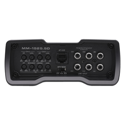 Autotek MM-1525.5D 1500W Max 5-Channel Class-D Car Audio Compact Amplifier