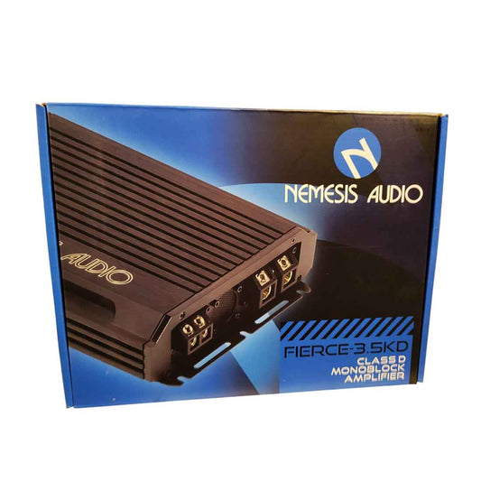 Nemesis Audio FIERCE-3.5KD Monoblock 3500W Max @ 1-Ohm Class-D Car Amplifier
