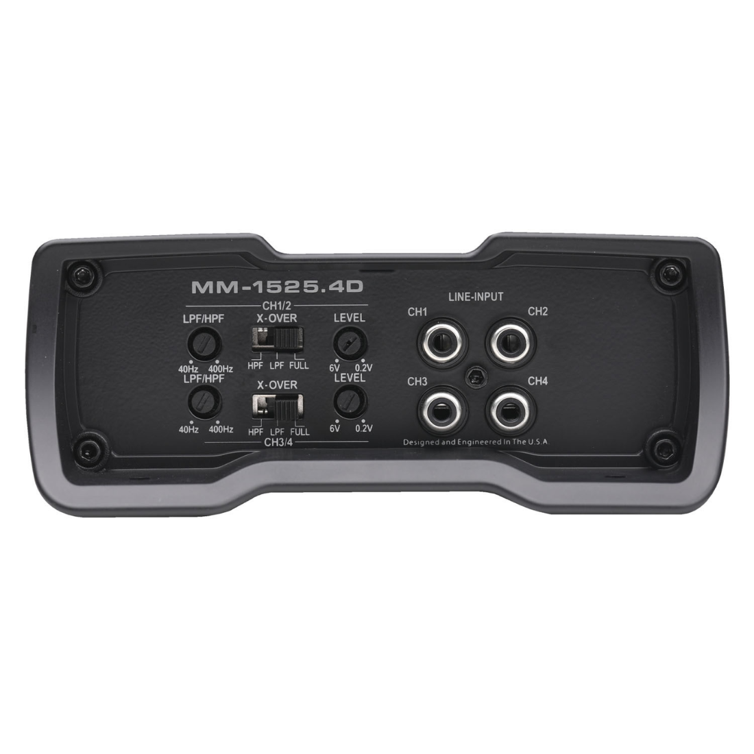 Autotek MM-1525.4D 1500W Max 4-Channel Class-D Car Audio Compact Amplifier