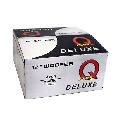 QPower Deluxe QP12 1700 W Max 12" Dual Voice Coil DVC Stereo Car Audio Subwoofer
