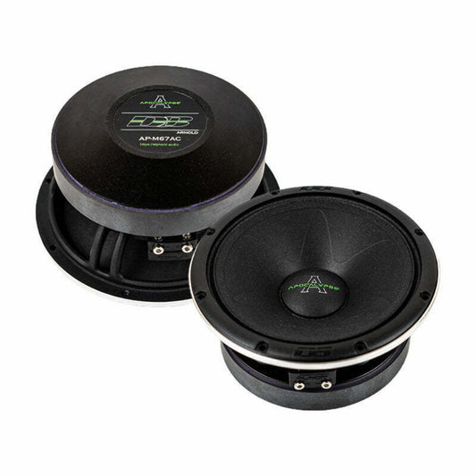 Deaf Bonce AP-M67AC Apocalypse 6.5" 600W Max 4-Ohms Car Audio Midrange Speakers