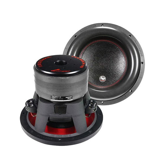 Audiopipe TXX-BDC4-10 1800 W Max 10" Dual 4-Ohm Voice Coil Car Audio Subwoofer