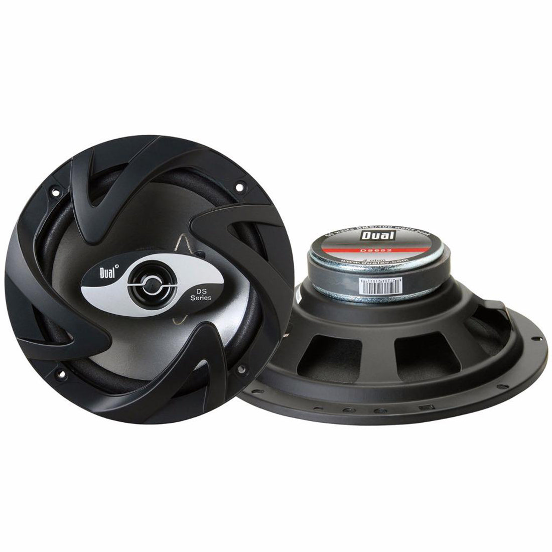 Dual DS652 200 W Max 6.5" 2-Way 4-Ohms Coaxial Car Audio Speakers